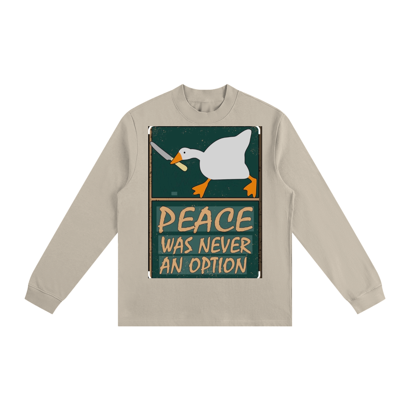 Essential Non-Shrink Mock Neck Sweatshirt