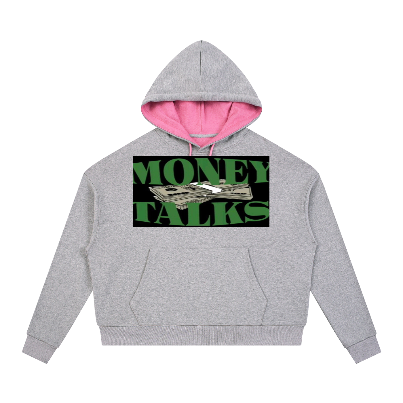 Contrast Drawstring Hoodie