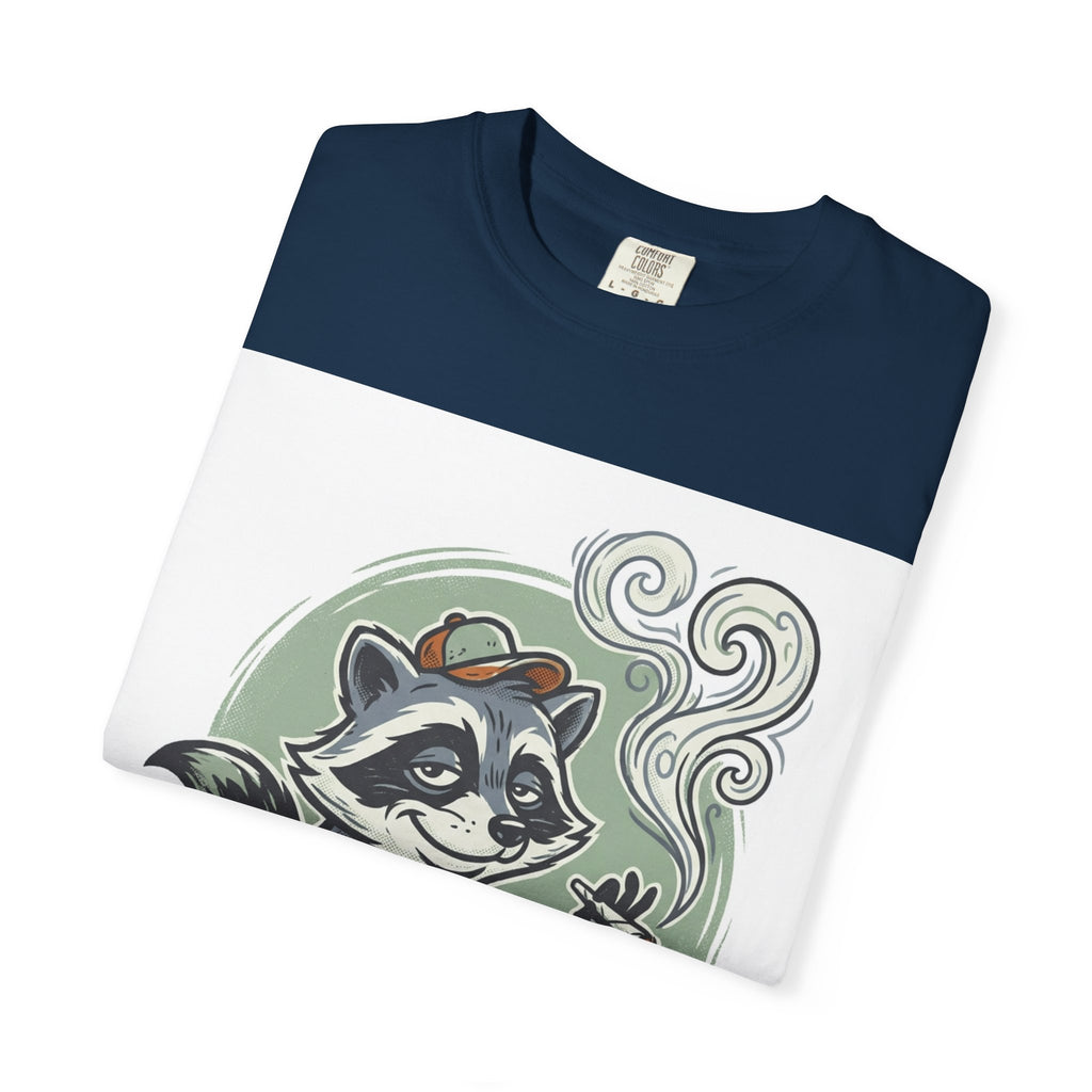 Fresh Smelling Raccoon T-Shirt — Cute Scent Bottle Graphic Tee