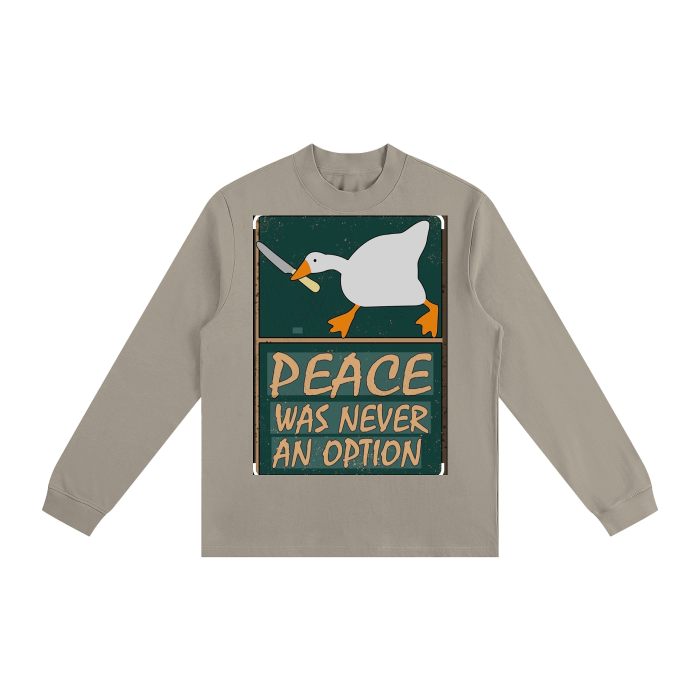 Essential Non-Shrink Mock Neck Sweatshirt