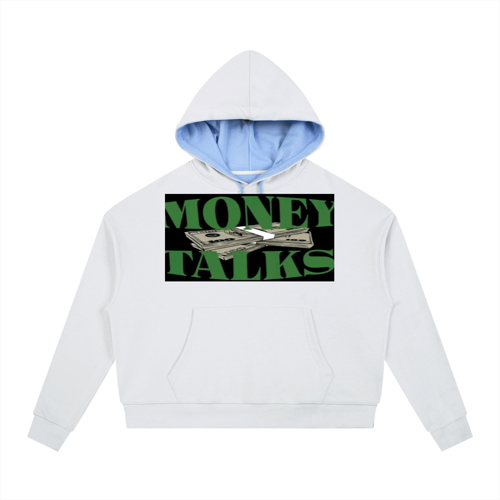 Contrast Drawstring Hoodie