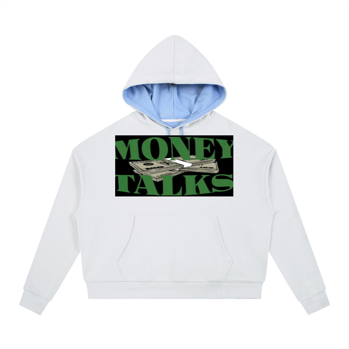 Contrast Drawstring Hoodie