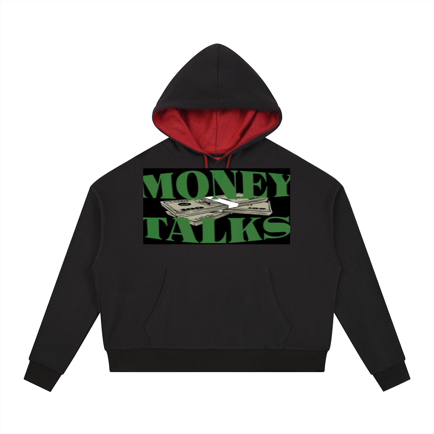 Contrast Drawstring Hoodie