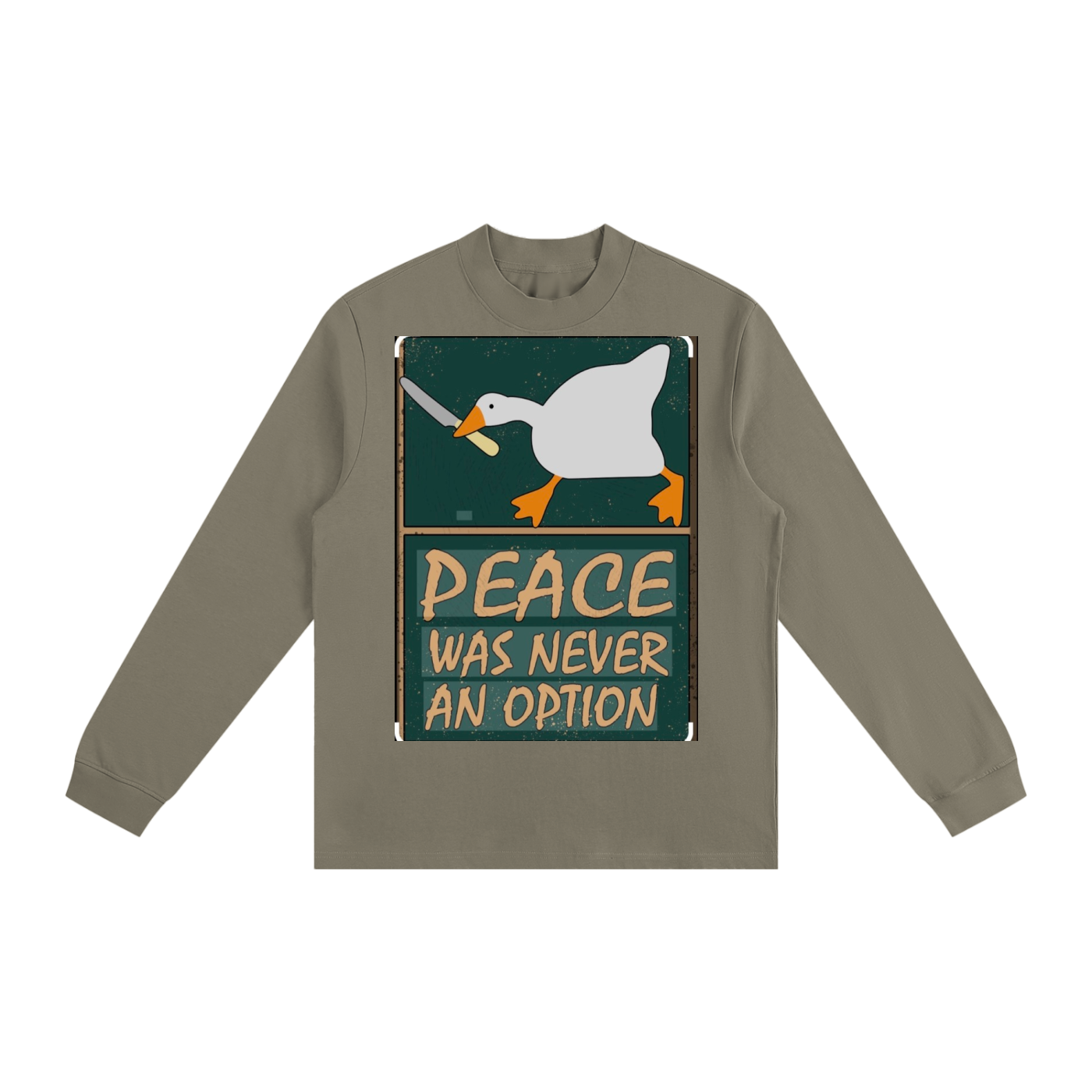 Essential Non-Shrink Mock Neck Sweatshirt